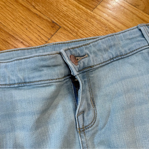 Ingrid & Isabel Midi Short Maternity Jeans Shorts 2 Vintage Stretch New - Picture 5 of 8